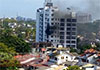 Fire breaks out in Narahenpita apartment complex