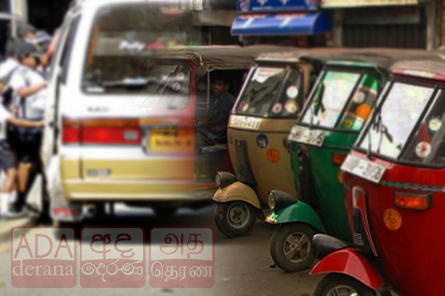 Three-wheelers, school transport services and taxis to be regulated
