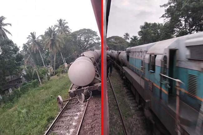 Fuel train derailment disrupts services along main line