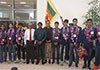 Sri Lankan team that participated in Asian Youth Games returns 
