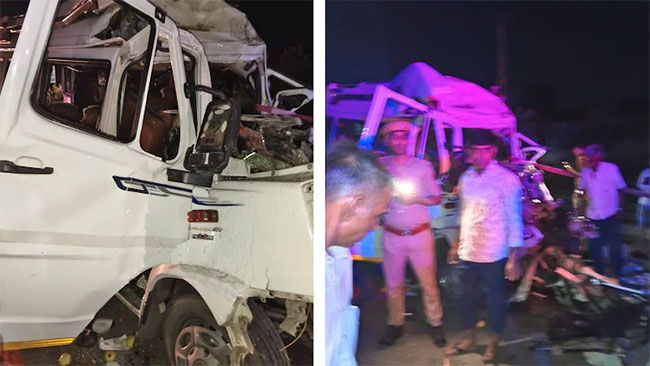 18 pilgrims dead after bus collides with parked trailer in India s Rajasthan