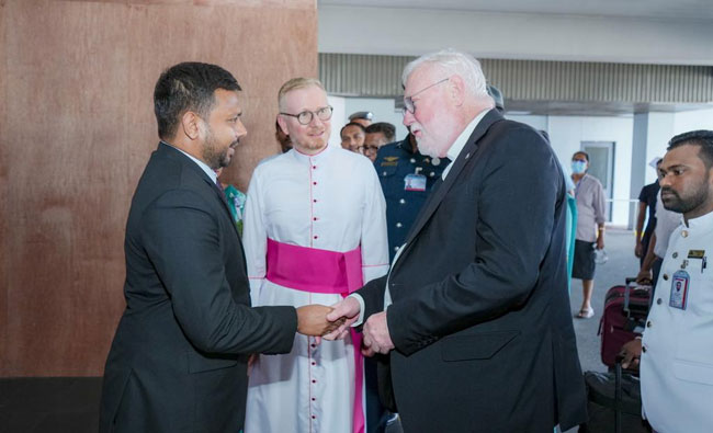 Vatican Foreign Minister arrives in Sri Lanka
