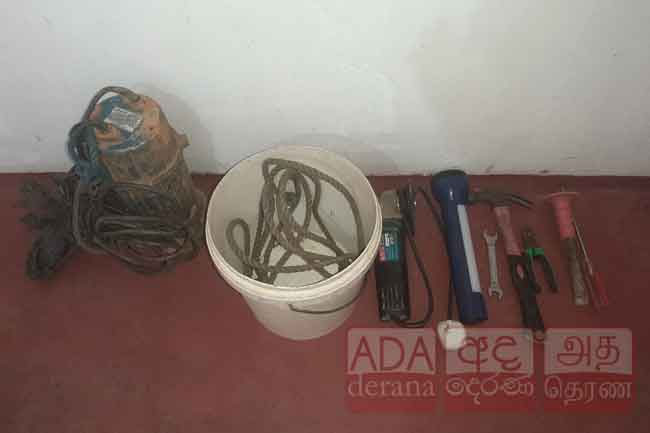 Eight arrested for illegal excavation of artifacts in Rideemaliyadda