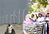 Mannar residents set to continue protest against wind power projects and sand mining Mannar residents set to continue protest against wind power projects and sand mining
