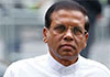 Ex-President Maithripala Sirisena arrives at Bribery Commission