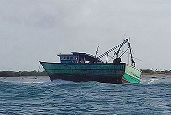 Sri Lankan boat with nearly 300kg heroin and Ice seized off Maldives 