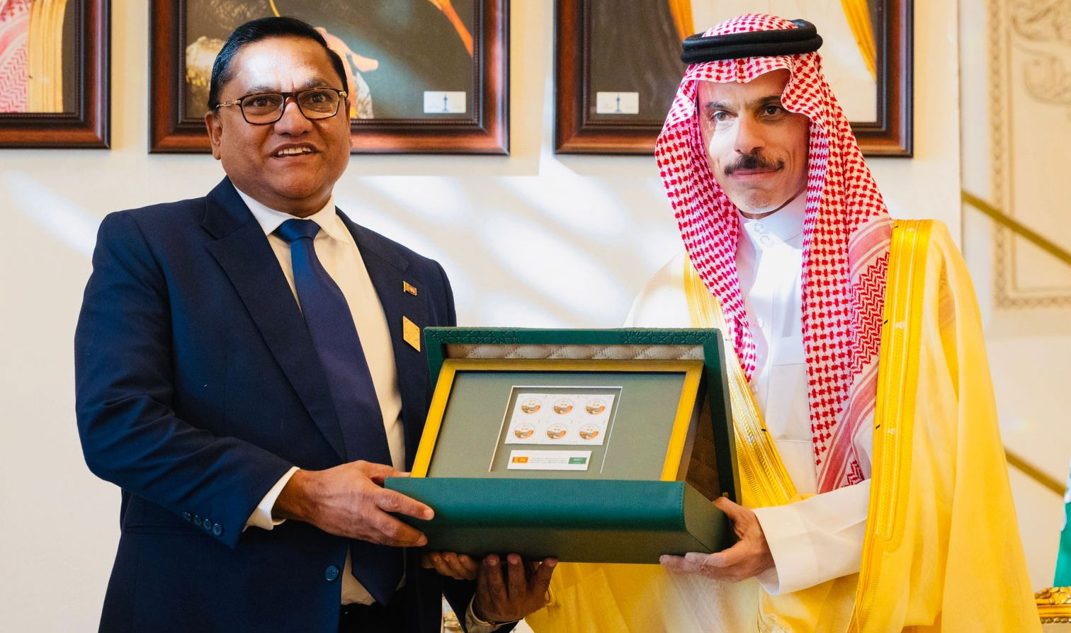 Saudi issues commemorative stamps to mark 50th anniversary of diplomatic relations with Sri Lanka