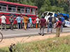 Several injured in bus-lorry accident on Buttala-Monaragala road