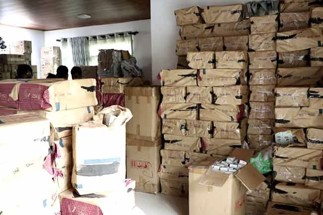 Consignment of perfumes worth Rs. 100 million smuggled from Dubai seized