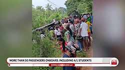 Thalawa Bus Accident: One dead, nearly 40 injured (English)