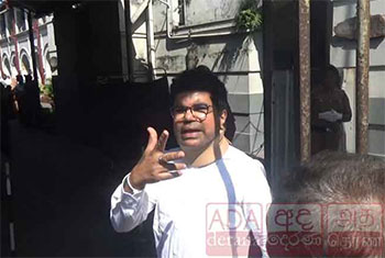 Former NLB Director Thusitha Halloluwa surrenders to court