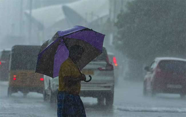 Heavy rainfall expected in parts of the island today