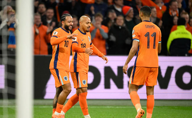 Netherlands qualify for World Cup, Poland in play-offs