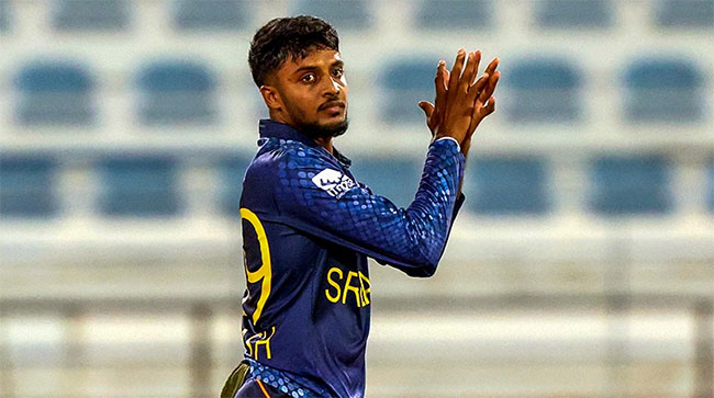 Leg-spinner Vijayakanth Viyaskanth added to Sri Lanka T20I squad