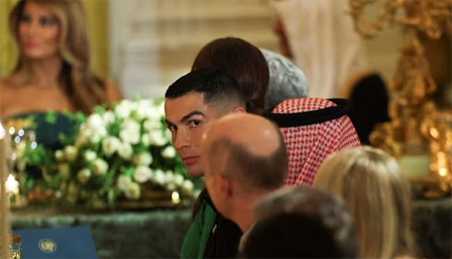 Ronaldo attends White House meeting between Trump and Saudi crown prince