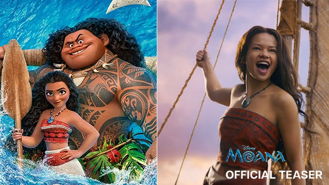 Disney unveils 1st teaser for live-action Moana, sailing into theaters next year