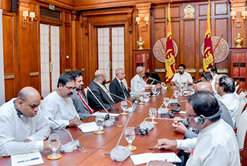 All parties must work together to counter attempts to create ethnic tensions  President tells TNA MPs