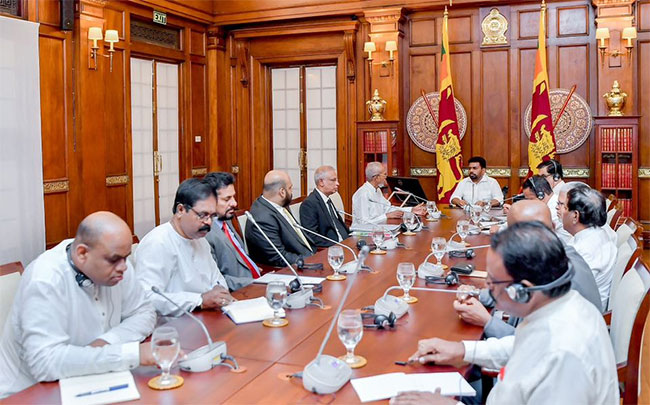 All parties must work together to counter attempts to create ethnic tensions  President tells TNA MPs