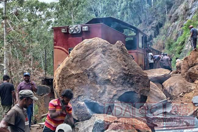 Train operations on up-country railway line continue to be disrupted