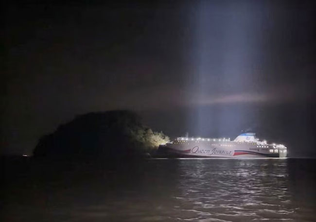 South Korean ferry runs aground, all 267 people on board rescued