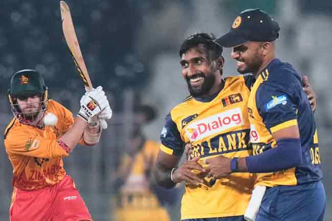 Tri-Nation Series: Zimbabwe post 162/8 against Sri Lanka