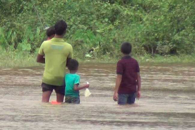 Minor flood warnings issued for several low-lying areas