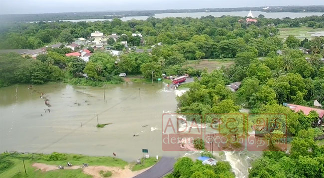 Flood warning issued as Senanayake Samudraya water levels reach peak