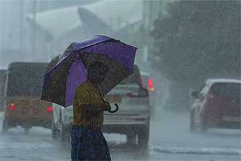 Very heavy rains above 200 mm are likely in some areas today