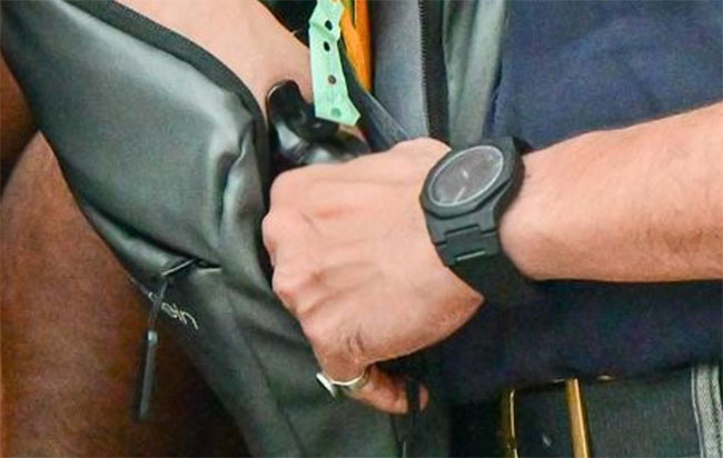 Firearm in possession of ex-MP Uditha Lokubandara during Nugegoda rally taken into police custody