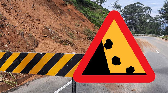 Level 3 landslide evacuation warning issued to several areas in 7 districts