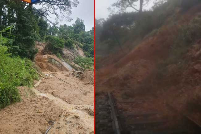 Train services on upcountry line further impacted due to adverse weather conditions