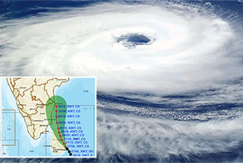 Cyclone Ditwah forms near Sri Lanka