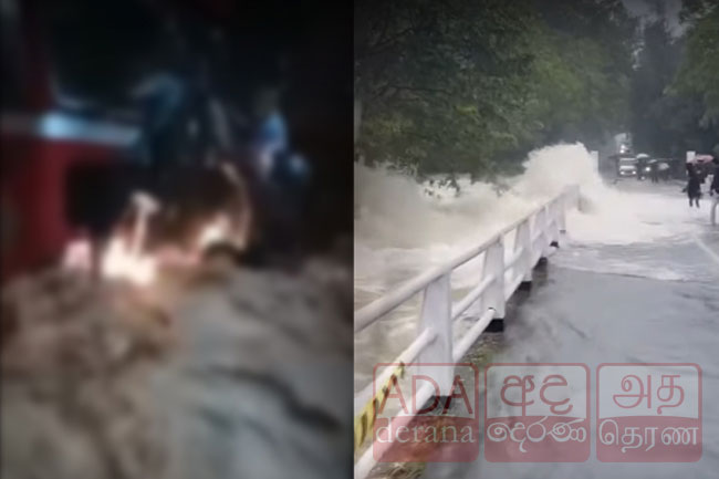 Bus with around 70 passengers stuck on Kalawewa Bridge