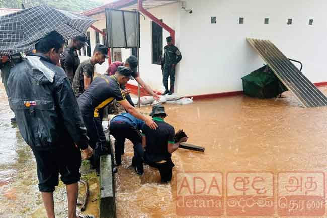 Sri Lankan tri-forces mobilized for rescue operations across Sri Lanka