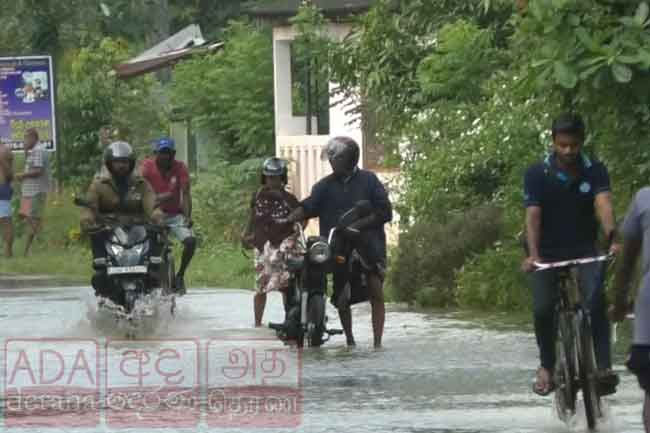 Minor flood situation reported in Matara District