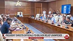 President directs officials to provide disaster relief without financial constraints (English)