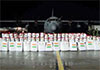 Indian aircraft with 12 tons of humanitarian aid arrives in BIA