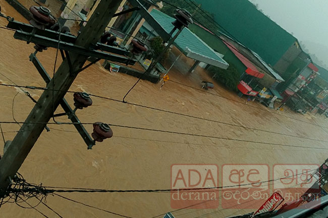 High-risk flood situation in low-lying areas of Maha Oya within next 24 hours