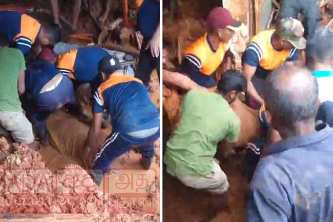 Major landslide strikes Welimada; Two bodies recovered