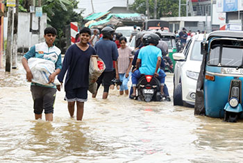 Floods in Kaduwela and Kolonnawa