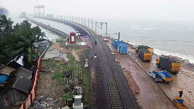 Cyclone Ditwah: Heavy rains lash Tamil Nadu; flight, train services disrupted