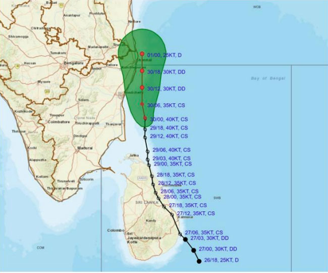 Red Alert issued for gusty winds despite Cyclone Ditwah moving away from Sri Lanka 