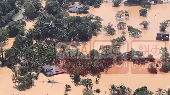 Air Force rescues 121 individuals who were trapped near Mavil Aru Anicut