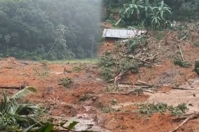Landslide reported in Rambukkana