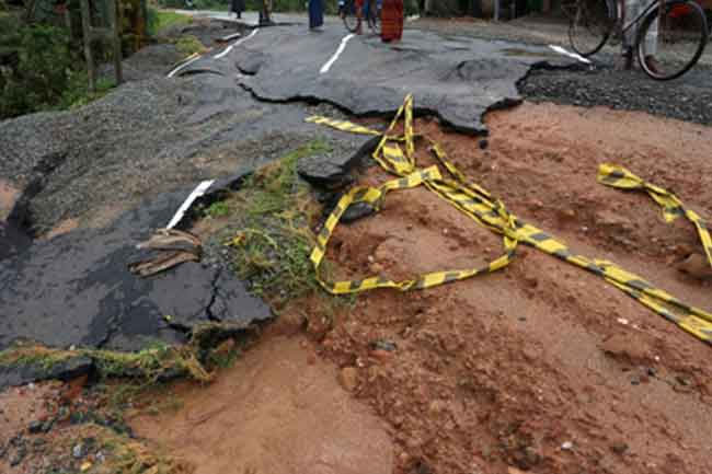 RDA issues list of roads disrupted due to disaster situation