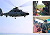 Pakistan helicopter used to evacuate stranded family from Kotikawatta