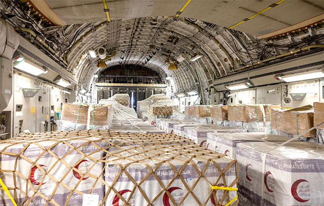 UAE relief mission lands in Sri Lanka with essential supplies