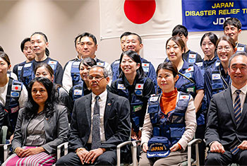 Japan sends medical team to disaster-stricken Sri Lanka