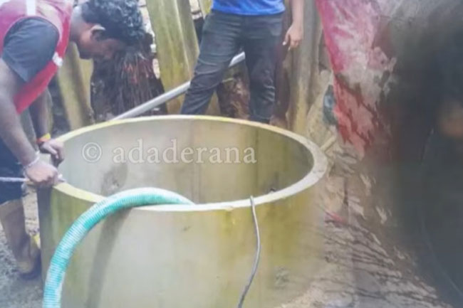 Purification of flood-affected wells commences across districts