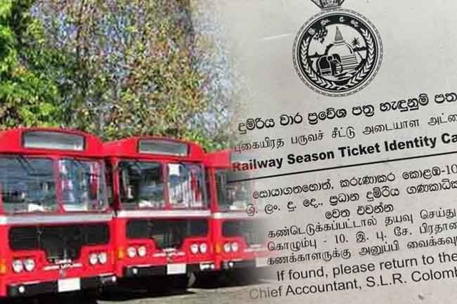 Train season tickets valid on SLTB buses amid disaster situation